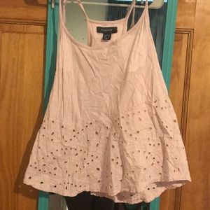 Pink tank top. Size 8.